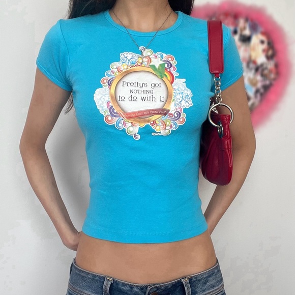 “Pretty’s got nothing to do with it” baby tee - Picture 2 of 5